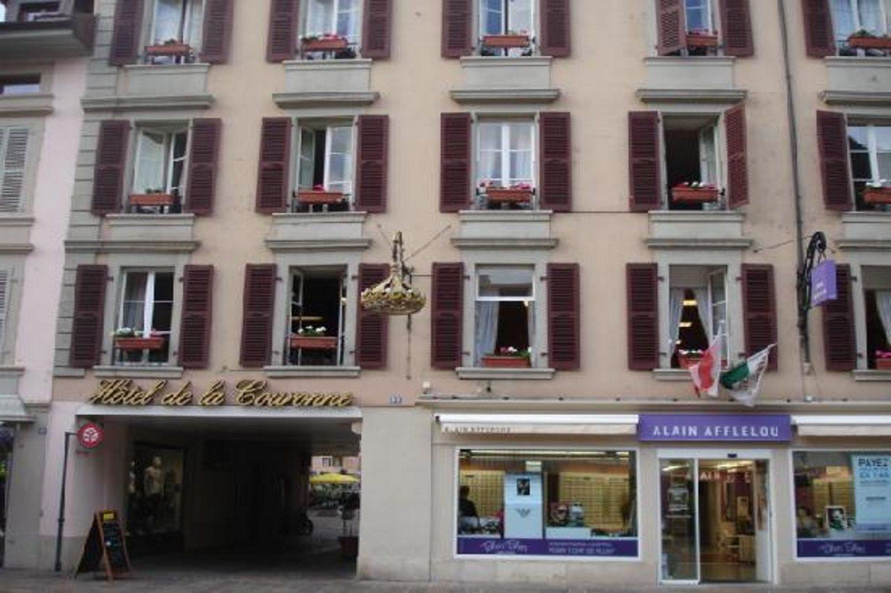 Hotel De La Couronne Morges Kültér fotó